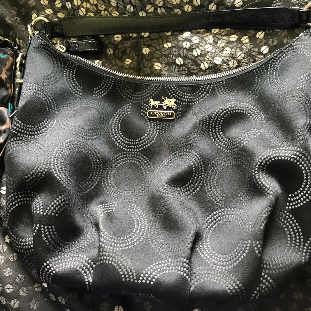 Black Coach handbag